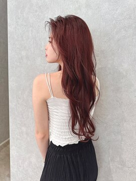 アールヘアーデザイン 藤が丘(r hair design) ゆるふわロングベージュカラーブリーチしない透明感カラー