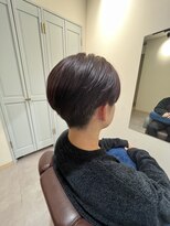 ハチマルハチ ナル 登戸店(808 nalu)&nbsp;バイオレットカラー/刈り上げショート