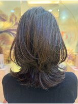 シュヴー 門前仲町(CHEVEUX)&nbsp;ワンカール/デジタルパーマ/くびれ/ミディアム/20代/30代/40代