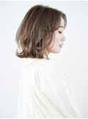 ショート・ボブ/丸顔/前髪あり/絶壁解消/30代/40代/50代/くびれ