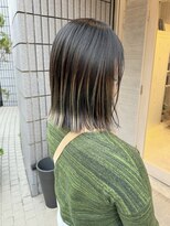 シュク 高円寺(SYUK)&nbsp;加藤【高円寺】外ハネ/切りっぱなしボブ/アンブレラカラー