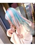 10代20代ladies☆エアリーロング/ピンクブラウン/アッシュ