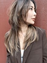 ラキング ギンザ トウキョウ(LAKING GINZA)&nbsp;くびれヘア/アプリコットオレンジ/夏/ハイライトカラー[銀座駅]