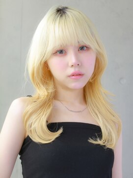 ヘアサロン ガリカ 表参道(hair salon Gallica) くびれレイヤー×ハイトーン×シャドウルーツ