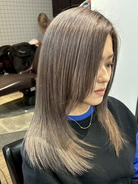 ラック 津田沼(LUCK) ミルクティーグレージュケアブリーチ