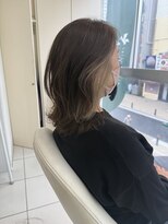 ヘアアンドデイスパ アグー(hair&dayspa AGU) 【横須賀中央 AGU】イヤリングカラー ミルクティベージュ☆