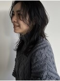 ハンサムショートタッセルボブパーマレイヤーボブハイライト