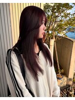 互感 小松店&nbsp;パープルブラウン系ツヤ髪