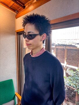 テラス バイ イオエ 京都烏丸御池店(Terrace. by ioe) メンズ/スパイキーショート/メンズピンパーマショート