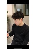 毛流れニュアンスパーマ