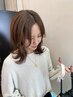 艶カラー+アロマ酵素ヘッドスパ ¥9800