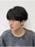 MEN’S/リバースセンターパート/ニュアンスパーマ/大宮