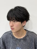 シャインセカンド 大宮(SHINE Second)&nbsp;MEN’S/リバースセンターパート/ニュアンスパーマ/大宮