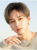ワックスなしツーブロックリクルートダウンパーマ韓国マッシュ