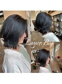 ミディアムレイヤー×ネイビーカラー