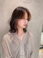 ロンドシェリ 仙台(Lond Cheri)&nbsp;ボブレイヤーくびれボブインナーカラーデザインカラー仙台前髪