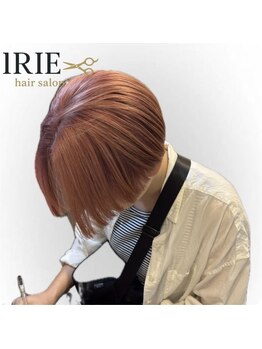 hair salon IRIE【アイリー】の写真/<まとまるボブ>骨格に合わせたカットで朝のスタイリングが楽になる◎扱いやすいショートスタイル★