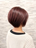 ヴィソップ(V.S.O.P)&nbsp;艶レッドブラウン×大人の丸みショートボブ