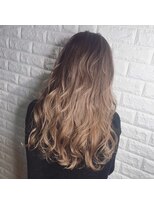 リー 東三国(Lee)&nbsp;ミルクティーグラデーション 波ウェーブ