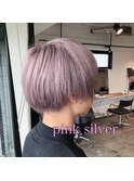 ピンクシルバーカラー
