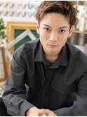 外国人風カラー★モテワイルドアップバングａ戸頭10代20代30代