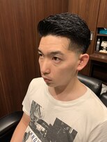 ヒロギンザ 田町店(HIRO GINZA) スキンフェード　サイドグラデーション　七三オールバック　田町