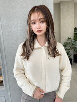 ロンド 表参道店(Lond)&nbsp;【Lond表参道倉崎涼】前髪インナーカラーホワイト