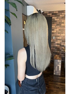 ユニコヘア(unico hair) ケアブリーチ＋カラー＋カット