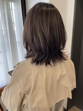 ペイジバイネオリーブ 吉祥寺店(Paige by Neolive) コントラストハイライトのミディアムレイヤー