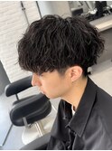 縦落ちパーマ