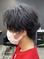 ニアウ 伊勢崎連取店(Niau)&nbsp;メンズマッシュパーマツイストスパイラルパーマニュアンスパーマ