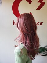 ヘアー スペース シーキューブ(C3)&nbsp;韓国風カラー　大人可愛い　コーラルピンク