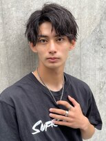 アーリー(Ali'i)&nbsp;アップバングツイストスパイラルパーマ刈り上げマッシュメンズ