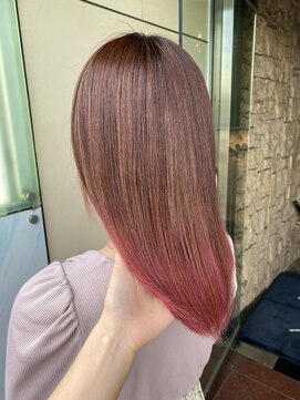 アンク クロス 池袋北口店(ANKHCROSS) ナチュラルピンクグラデーション