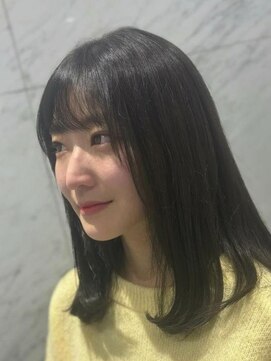 ベイリコルド(Bei Licoldo.) ブリーチなしカーキグレージュ×ワンカール小顔矯正カット★