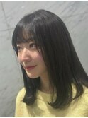 ブリーチなしカーキグレージュ×ワンカール小顔矯正カット★