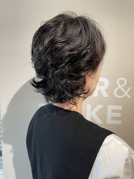 ビスヘアアンドメイク(BIS hair&make) ウルフ調パーマ