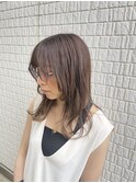 フェイスレイヤー×サンドベージュインナーカラー