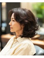 ラクレール 五香&nbsp;ミディアムスタイル【松戸#五香#白髪染め#カラー専門店】