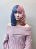 【アイリ】ツートーンハイブリーチカラー