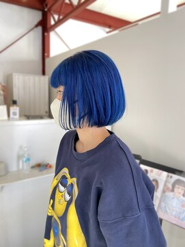 ブリックマウントヘアメイク(Blic mt hair make) クラフトブルーボブ