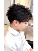 ●毛流れフェザーパーマ