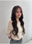 韓国巻き/天神美容室/レイヤーカット/顔周り/くびれ
