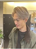 men'sブロンド シャドールーツ マッシュ　ストリート