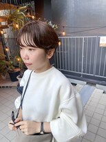 パープル(PURPLE)&nbsp;マッシュショート/ショートヘア/イルミナカラー