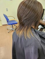 マーベリー(Ma berry) カット+全体カラー+裾デザインカラー(+2500円)