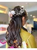 卒業式ヘアセット・袴着付け