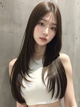 シン 船橋店(sin) レイヤーカット/顔まわりレイヤー/ 髪質改善