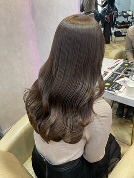 ロンド フィーユ(Lond fille) 暗めカラー/韓国風巻き/レイヤーカット/髪質改善/縮毛矯正/銀座