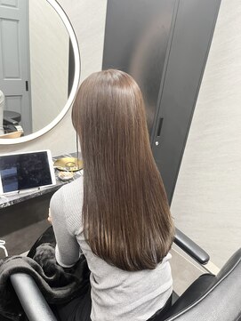 フレームプラス なんば駅前店(FRAME+) ハニーベージュカラー